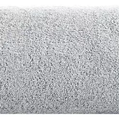 Ręcznik bawełniany 50x90 DAMLA srebrny gładki z subtelną bordiurą 500 g/m2