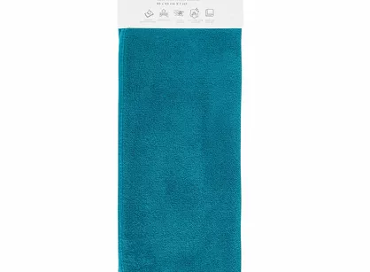 Ściereczka z mikrofibry 40x40 TALA turkusowa szybkoschnąca puszysta Design 91