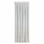 Firana na taśmie 140x270 MELIA biała z etaminy zdobiona gumowym złotym nadrukiem - 7