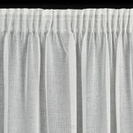 Firana na taśmie 140x270 MELIA biała z etaminy zdobiona gumowym złotym nadrukiem - 4