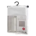 Firana na taśmie 140x300 ANGELA biała z efektem deszczyku półprzeźroczysta - 10