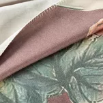 Koc 150x200 CHLOE pomarańczowy z wzorem wyrazistych kwiatów z kolekcji Premium - 5