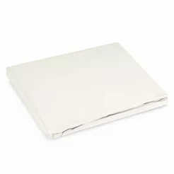 Prześcieradło z bawełny renforce z gumką 180x200 kremowe BASIC