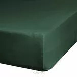 Prześcieradło z bawełny jersey z gumką ciemna zieleń 220x200 Design 91 - 4