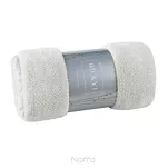 Koc 150x200 RICKY 1 srebrny jednokolorowy - 2