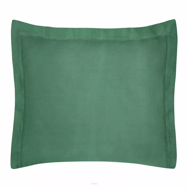 Poszewka bawełniana NOVAC ciemna zieleń 70x80 z 5 cm zakładką