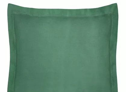 Poszewka bawełniana NOVAC ciemna zieleń 70x80 z 5 cm zakładką