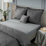 Prześcieradło z bawełny jersey z gumką stalowe 180x200 Design 91 - 7