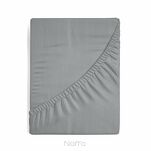 Prześcieradło z bawełny jersey z gumką stalowe 180x200 Design 91 - 4