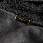 Koc jednokolorowy 200x220 TEDY stalowy imitujący buklę - 2