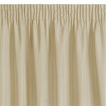 Zasłona na taśmie 140x175 RITA jednokolorowa beżowa z miękkiej tkaniny - 4