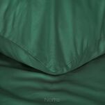 Pościel satynowa 220x200 NOVA 3 jednokolorowa gładka ciemna zieleń - 7