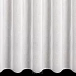 Firana na taśmie 140x270 LUCILA biała z etaminy z etaminy z nakrapianym szampańskim połyskiem - 5