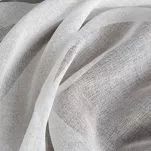 Firana na taśmie 140x270 LUCILA biała z etaminy z etaminy z nakrapianym szampańskim połyskiem - 3