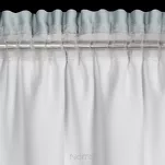 Zasłona na taśmie 135x270 NILA zaciemniająca srebrna różowa kwiatowy nadruk - 8