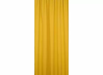 Zasłona na taśmie 135x270 PARISA zaciemniająca musztardowa jednokolorowa Design 91