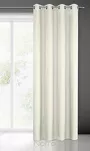 Zasłona gotowa na przelotkach 140x250 RITA jednokolorowa kremowa z miękkiej tkaniny - 8