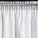 Zasłona na taśmie 140x270 TINA welwetowa srebrna z metalicznym nadrukiem - 7