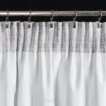 Zasłona na taśmie 140x270 TINA welwetowa srebrna z metalicznym nadrukiem - 8