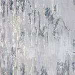 Zasłona na taśmie 140x270 TINA welwetowa srebrna z metalicznym nadrukiem - 2