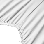 Prześcieradło z mikrowłókna z gumką 140x200 SOFT białe Design 91 - 6