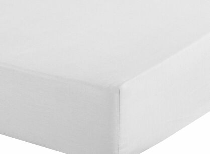 Prześcieradło z mikrowłókna z gumką 140x200 SOFT białe Design 91