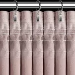 Zasłona na taśmie 140x270 ROSES 14 Eva Minge welwetowa pudrowa aplikacja róż 3D - 6