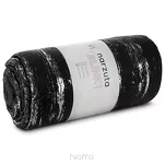 Narzuta z mikrofibry 200x220 BLINK 1 czarna pikowana ze srebrnym przecieranym wzorem Design 91 - 6