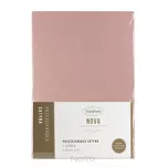 Prześcieradło z satyny bawełnianej z gumką NOVA 3 pudrowe 220x200 - 5