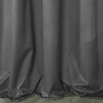 Zasłona gotowa na przelotkach 140x250 ROSA welwetowa grafitowa Design 91 - 5