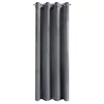Zasłona na przelotkach 140x250 ROSA welwetowa grafitowa Design 91 - 4