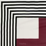 Pościel z makosatyny 160x200 EVA 9 Eva Minge czarna bordowa geometryczny wzór Premium - 2