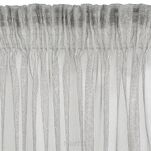 Firana na taśmie 140x270 RAJA srebrna z błyszczącą nicią i falbanami - 4