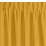 Zasłona na taśmie 140x270 RITA jednokolorowa musztardowa z miękkiej tkaniny - 4