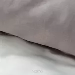 Pościel satynowa 140x200 SPRING 106 biała popielata wzór kwiatów - 3