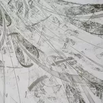 Pościel z makosatyny 160x200 STELIA Eva Minge beżowa biała designerski wzór - 2