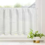 Zazdrostka gotowa w tunelu 150x60 CLARIE biała z bawełny zdobiona koronką - 13