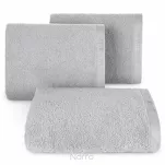 Ręcznik 30x50 EVI Pierre Cardin srebrny zdobiony bordiurą w kolorze ręcznika z logo marki - 5