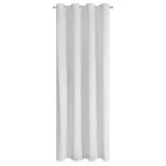 Zasłona na przelotkach 140x250 ARIADNA welwetowa biała zdobiona diamencikami - 9