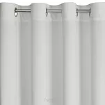 Zasłona na przelotkach 140x250 ARIADNA welwetowa biała zdobiona diamencikami - 4