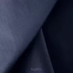 Pościel satynowa 220x200 DINA jednokolorowa gładka ciemny granat z kolekcji Diva Line - 2