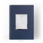 Pościel satynowa 220x200 DINA jednokolorowa gładka ciemny granat z kolekcji Diva Line - 5