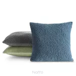 Poszewka dekoracyjna 45x45 BUKLA 3E miętowa jednokolorowa wzór baranka - 2