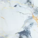 Pościel z mikrowłókna 160x200 VERANO 12 biała stalowa złoty wzór marmurkowy Design 91 - 4