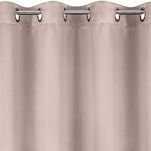Zasłona na przelotkach 135x250 PARISA zaciemniająca pudrowa jednokolorowa Design 91 - 4