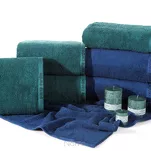 Ręcznik 70x140 EVI Pierre Cardin srebrny zdobiony bordiurą w kolorze ręcznika z logo marki 430 g/m2 - 4