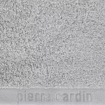 Ręcznik 70x140 EVI Pierre Cardin srebrny zdobiony bordiurą w kolorze ręcznika z logo marki 430 g/m2 - 2