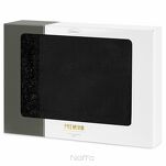 Obrus okrągły fi 150 JASPER czarny wykończony wyrazistymi frędzlami z kolekcji Premium - 5