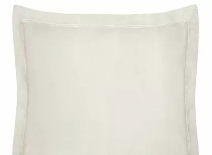 Poszewka bawełniana NOVAC beżowa 70x80 z 5 cm zakładką
