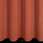 Zasłona na przelotkach 140x250 ANGELICA ceglana z etaminy z wzorem deszczyku - 6